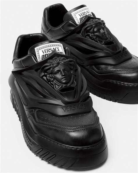 versace jeans slip on sneakers|Versace chunky sneakers.